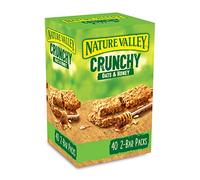 Nature Valley Crunchy Granola Bars Oats 'n' Honey 40 Pack 2 Bars Per Pack