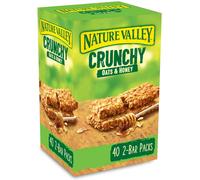 Nature Valley Crunchy Granola Bars Oats 'n' Honey, Pack of 40 Bars