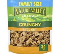 Nature Valley Crunchy Granola, Oats and Honey, Resealable Bag, Family Size, 24 oz