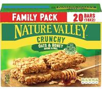Nature Valley Crunchy Oats & Honey Family Pack Cereal Bars 42g (10 2-bar packs)