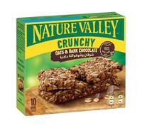 Nature Valley Oat & Chocolate Cereal Bars - 10 Bars (Pack of 5, Total 50 Bars)