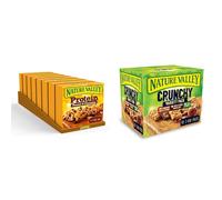 Nature Valley Protein Peanut & Chocolate Gluten Free Cereal Bars 4 x 40g (Pack of 8, total 32 Bars) & Crunchy Granola Bars Variety, Pack of 40 Bars