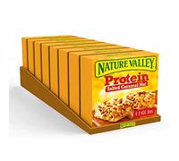 Nature Valley Protein Salted Caramel Nut Gluten Free Cereal Bars 4 x 40g (Pack of 8, total 32 Bars)