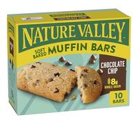 Nature Valley Soft-Baked Muffin Bars, Chocolate Chip, Snack Bars, 10 ct