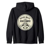 Nature Walks Is My Retirement Plan Nature Walks Lover Zip Hoodie