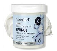 NATURE WELL Clinical 2.0 Retinol Advanced Moisture Cream for Face, Body, & Hands, Boosts Skin Firmness, Enhances Skin Tone, No Greasy Residue, Includes Pump, 16 oz (Packaging May Vary)