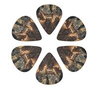 Nature Wild Animal Deers Printed Guitar Picks -6 Pcs Guitar Picks Plectrum,Guitar Accessories,Electric Guitar Pick, Bass & Ukulele 0.96mm