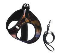 Nature Wild Animal Deers Printing Puppy Summer Vest Harness With Reflective,Dog Accessories For Small Medium Large Dogs And Cats