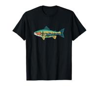 Nature Within The Fish A Mountain Lake at Sunset Mountains T-Shirt