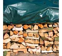 Nature Wood Tarpaulin 3X4 M Pe Green 6072418 Wood Tarpaulins