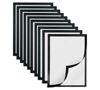NatureAqua 10 Pack Sign Holder 210 x 297 mm,Self-Adhesive Magnetic Wall Mount Sign Holder,Magnetic Document Holder for Wall Window Office Poster Store