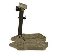 NatureBlend Tree Saddle Platform, 16"x12" Lightweight Cast Aluminum, Non-Slip Ridge Grips, Fully Adjustable Silent Hunting Saddle Platform, Reliable Hunting Platform for Saddle Hunters (Tan)