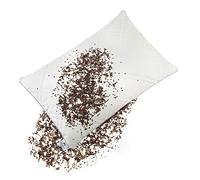NATURECA Organic Buckwheat hulls Pillows, Orthopaedic Buckwheat pillow with pillow case Cotton, Pillow cervical support 40 x 60cm