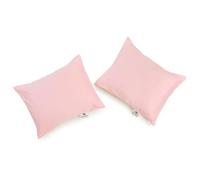 NATURECA Set of 2 Cushion Covers for Toddler Pillows - 100% Cotton Satin, Children's Pillowcases, Cushion Covers for Baby Pillows, 30 x 40 cm
