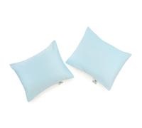 NATURECA Set of 2 Cushion Covers for Toddler Pillows - 100% Cotton Satin, Children's Pillowcases, Cushion Covers for Baby Pillows, 30 x 40 cm