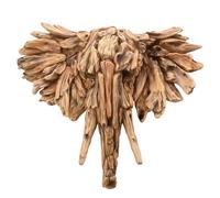 Naturecraft Resin Driftwood Collection Large Elephant Head Wall Art