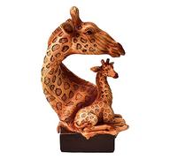 Naturecraft Wood Effect Resin Statue Ornament Figurine - Giraffes 2020