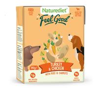 Naturediet Feel Good Turkey and Chicken Complete Wet Food 390g x 18