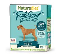Naturediet Fish with Brown Rice and Potato Dog Food Tray, 18 x 390 g