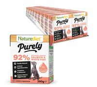 Naturediet - Purely, Complete Wet Food, Salmon & White Fish, 390g (Pack of 18)