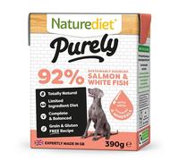 NatureDiet Purely Salmon & White Fish Wet Dog Food 18 x 390g