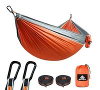 NATUREFUN Ultra-Light Travel Camping Hammock | 300kg Load Capacity,Breathable,Quick-drying Portable Hammock | 2 x Premium Carabiners,2 x Nylon Slings Included | Outdoor Indoor Garden