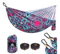 NATUREFUN Ultra-Light Travel Camping Hammock | 300kg Load Capacity,Breathable,Quick-drying Portable Hammock(275 x140cm) | 2 x Premium Carabiners,2 x Nylon Slings Included | Outdoor Indoor Garden