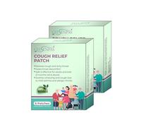 NATUREGURU Natural Cough Relief Patch for Asthma, Plus Immune Support for Congestion & Suppressant of Chest Cold & Flu Relief Day/Night Herbal Patches 3Month+ (12)