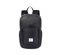 Naturehike 22L Nano Bag Packable Backpack - 155g Ultra Lightweight Foldable Daypack, PU2000mm Waterproof 30D Nylon Compact Hiking Rucksack for Travel & Commuting(Black)
