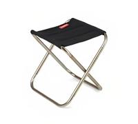 Naturehike Aluminum Alloy Foldable Chair (Easy Wild) | Lightweight Portable Camping and Fishing Chair | 7075 Aluminum Alloy Frame, 420D Nylon Seat | Black