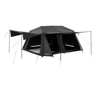 Naturehike Blackdog Tent 20.9kg,8-10 Person Tent,Two-Room,Four-Hall & PU 3000mm Waterproof & Rainstorm Prevention & Sunscreen & Quickly Build,150D Nylon Wind Resistant,Outdoor Hiking Tents