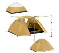 Naturehike Bleik Ultralight Dome Tent 2-3 Person Tents with 2 Tent Porches for Camping, Trekking & Bicycle Tours