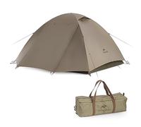 Naturehike Cloud Creek 2/3 Person Camping Tent Ultralight 7001 Aluminium Sun Protection & Waterproof for Backpacking Hiking Outdoor Adventure (Brown/3 People)