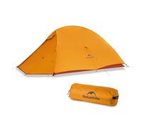 Naturehike Cloud Up 2 Tent, 2 Man Lightweight Camping Tent, Easy Set up Windproof & Waterproof Dome Tent for Outdoor Travelling Trekking (Orange,Base)