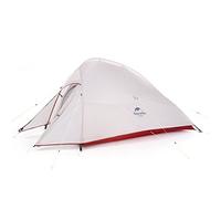 Naturehike Cloud-Up 2 Ultralight Tent Backpacking Tent for 2 Person Hiking Camping Outdoor 20D Grey Upgrade