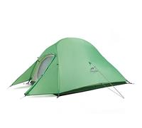 Naturehike Cloud Up 2 Upgrade 2 Men Camping Tent with Foyer for 3-4 Season, Portable, Lightweight, Waterproof, for Hiking, Mountaineering (Bud Green)