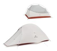 Naturehike Cloud Up 20D Nylon Camping Tent, Backpacking Tent, 1 Person, Grey&Red