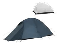 Naturehike Cloud Up 20D Nylon Camping Tent, Backpacking Tent, 1 Person, Navy Blue