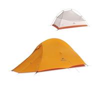 Naturehike Cloud Up 210T Polyester Camping Tent, Windproof Tent, 1 Person, Honey Orange