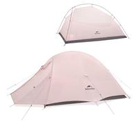 Naturehike Cloud Up 210T Polyester Camping Tent, Windproof Tent, 1 Person, Macaron Pink
