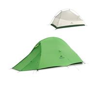 Naturehike Cloud Up 210T Polyester Camping Tent, Windproof Tent, 1 Person, Spring Green