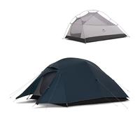 Naturehike Cloud-Up 3 Ultralight Professional Tent 3 Persons Backpacking Hiking Camping Cycling Tent (20D Navy Blue Upgrade)