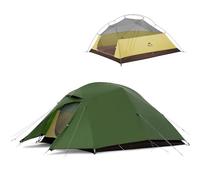 Naturehike Cloud-Up 3 Upgrade Ultralight Tent Backpacking Tent for 3 Person Hiking Camping Outdoor 20D Forest Green