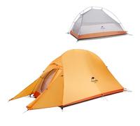Naturehike Cloud-up Ultralight 1 Person Single Tent 3 Season Camping Tent (210T Orange Upgrade)