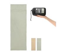 Naturehike Cotton Sleeping Bag Liner 210 x 75 cm, Cotton Travel Sheet Camping Sleep Bag Liner with Pillow Slot, Portable Lightweight Backpacking Essentials for Camping Hostels Picnic Hiking (Green)