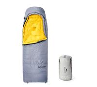 Naturehike CW700 Down RDS Sleeping Bag, Ultralight Portable Compact Winter Sleeping Bag, 4 Seasons for Adults and Children, Outdoor, Camping, Hiking, Travel with Compression Sack (Grey-M)