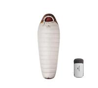 Naturehike Duck Down Sleeping Bag,1 Person,SP700,650FP,-7.3-6.3℃,1.2kg,Mummy Style,Splashproof,Full Coverage,Super Warm,190 * 75cm Size Sleeping Bag for Camping,Hiking,Outdoor(Brown-M)