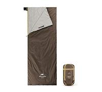 Naturehike Envelope Cotton Sleeping Bag for Adults and Kids 3-4 Season Lightweight Waterproof Camping Sleeping Equipment(Brown XL)