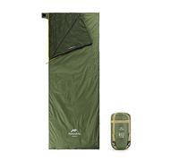 Naturehike Envelope Cotton Sleeping Bag for Adults and Kids 3-4 Season Lightweight Waterproof Camping Sleeping Equipment(Green XL)