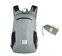 Naturehike Foldable Backpack Lightweight Rucksack Waterproof Rucksack Womens Mans Backpack Small Mini Rucksack Travel Backpack Jansport Backpack for Travel Leisure Camping Grey